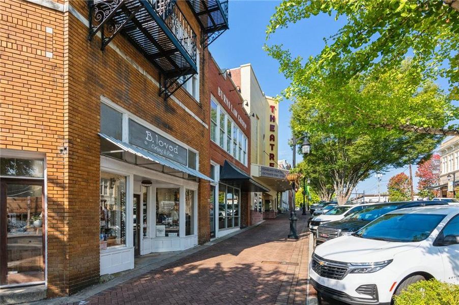 Front exterior of a new home in , Canton, GA, highlighting curb appeal (Image 19).