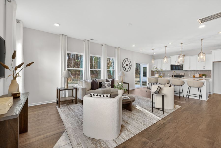 Furnished interior view inside a new home in Nathans Ridge, Lillington (Image 10).