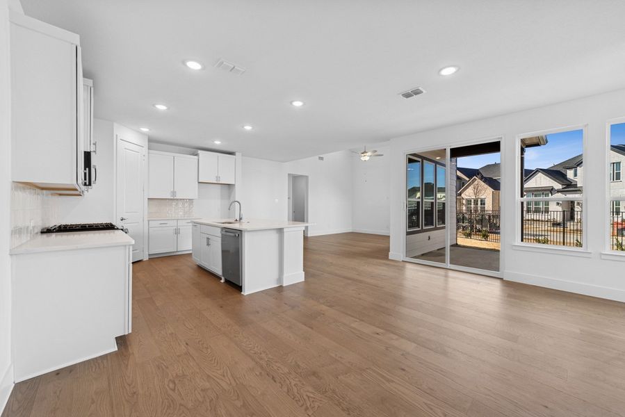 Representative unfurnished interior of a home built from the Adonia by Landon Homes in Fields - East Village, Frisco (Image 14). Representative unfurnished interior of a home built from the Adonia by Landon Homes in Fields - East Village, Frisco (Image 14).