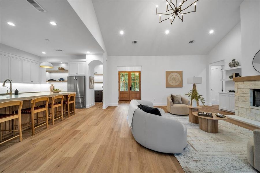 Furnished interior view inside a new home in , Kaufman (Image 15).