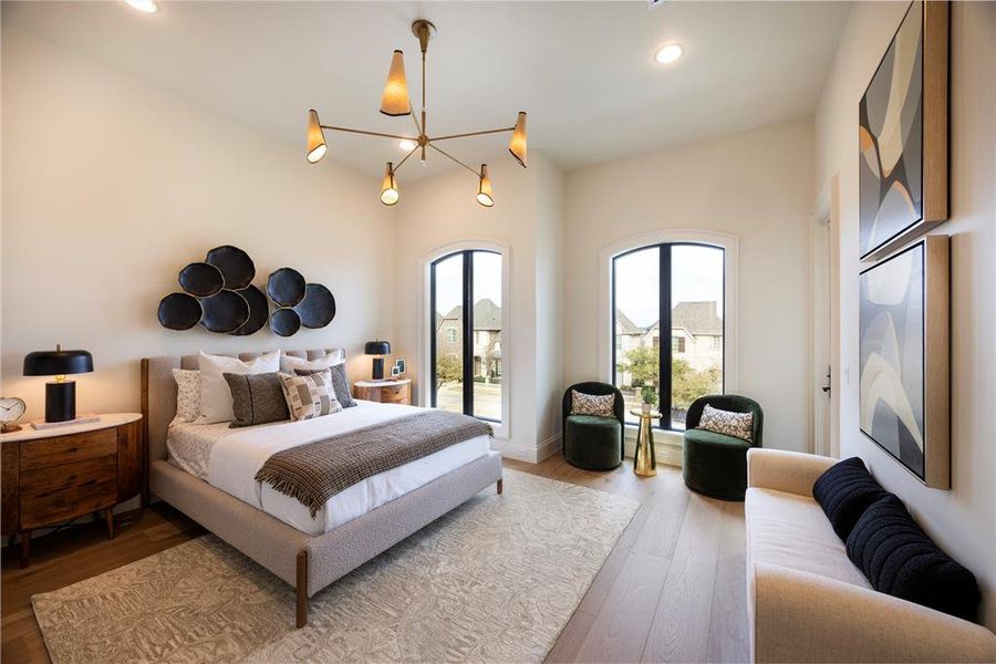 Furnished interior view inside a new home in , Southlake (Image 9).