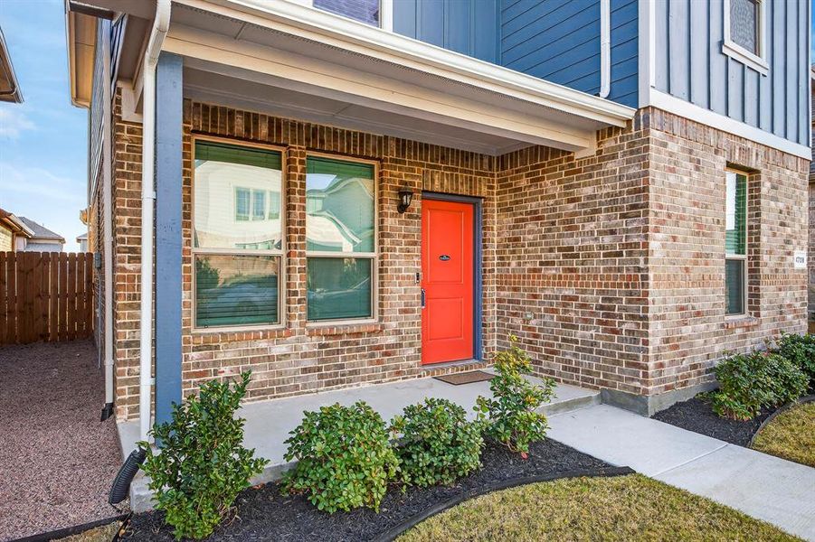 Exterior details and patio area of a home in , Haltom City (Image 3). Exterior details and patio area of a home in , Haltom City (Image 3).