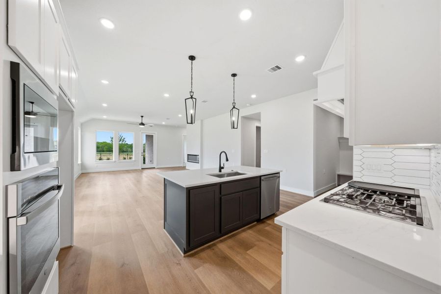 Furnished interior view inside a new home in Chambers Creek, Willis (Image 15).
