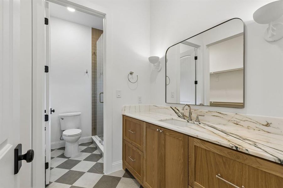 Furnished interior view inside a new home in , Dallas (Image 7).