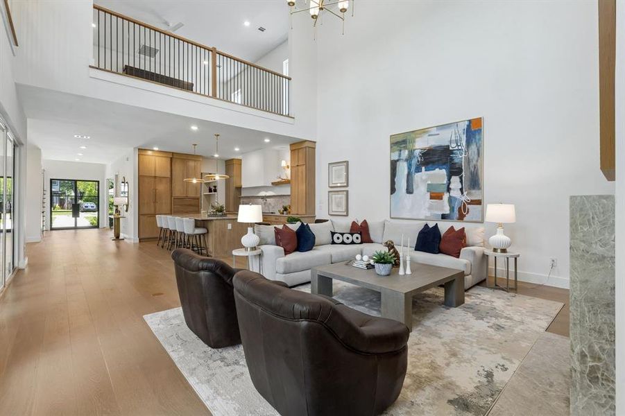 Furnished interior view inside a new home in , Dallas (Image 7).