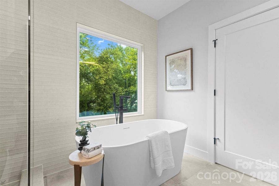Furnished interior view inside a new home in , Charlotte (Image 17).