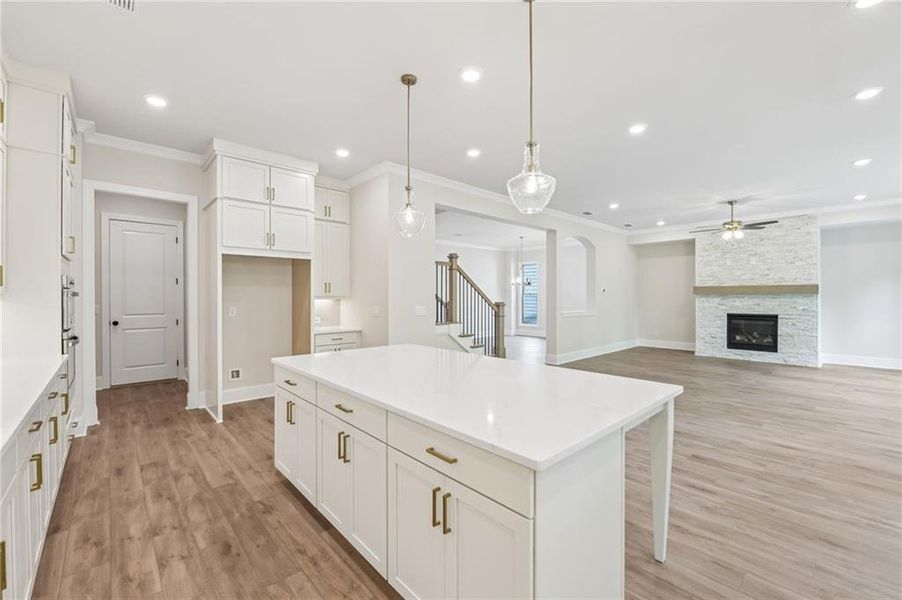 Furnished interior view inside a new home in Waterhaven, Cumming (Image 6).