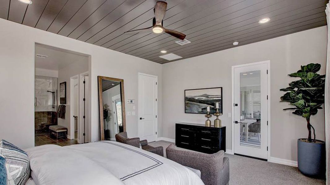 Representative furnished interior of a home built from the Appaloosa by Taylor Morrison in Victory at Verrado Venture II Collection 55+, Buckeye (Image 26).