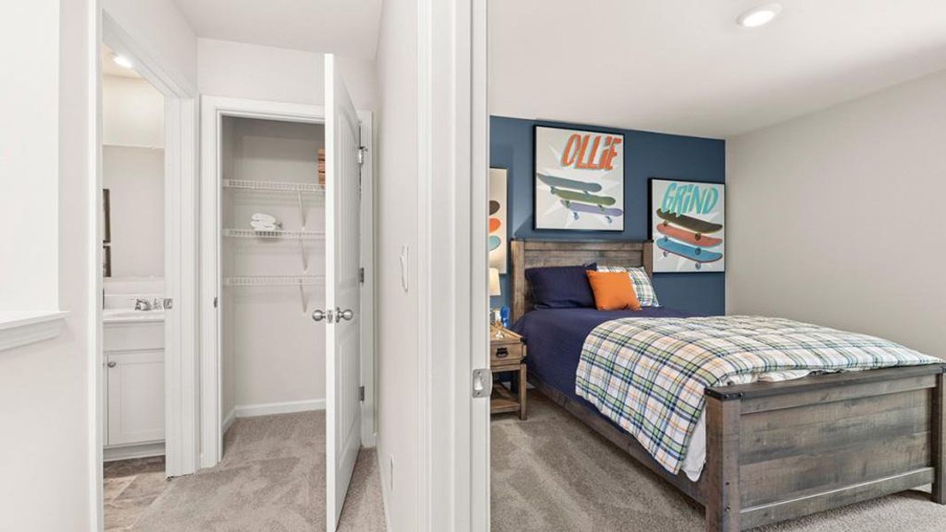 Furnished interior view inside a new home in , Cartersville (Image 20).