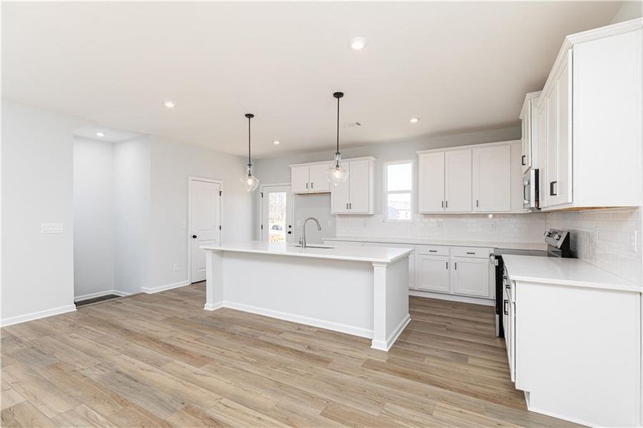 Furnished interior view inside a new home in Darlington, Loganville (Image 8). Furnished interior view inside a new home in Darlington, Loganville (Image 8).