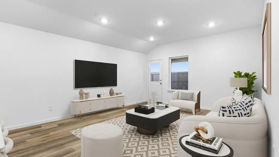 Furnished interior view inside a new home in Lakes at Westland Ranch, League City (Image 6).