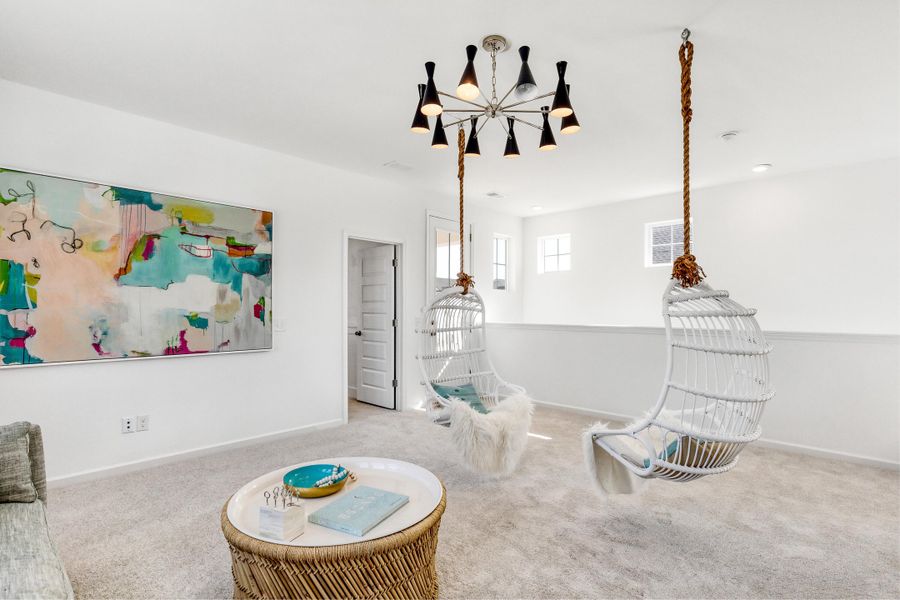 Furnished interior view inside a new home in Carnes Crossroads: Row Collection, Summerville (Image 5).