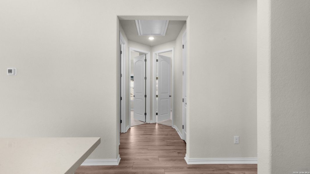 Spacious, unfurnished interior of a new home in Prairie Green, Converse (Image 17). Spacious, unfurnished interior of a new home in Prairie Green, Converse (Image 17).