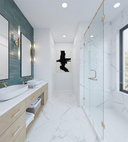 Furnished interior view inside a new home in , Tampa (Image 5).