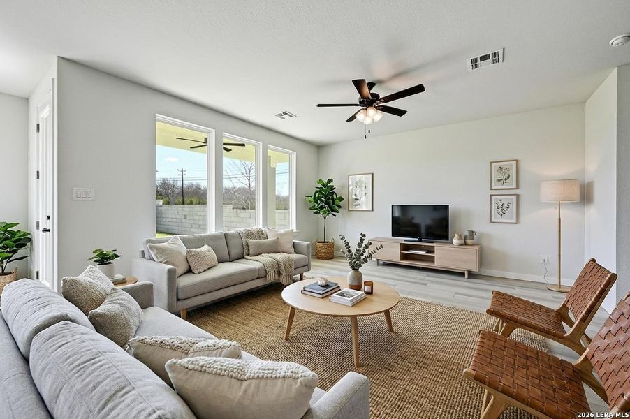 Furnished interior view inside a new home in Avondale, San Antonio (Image 9).