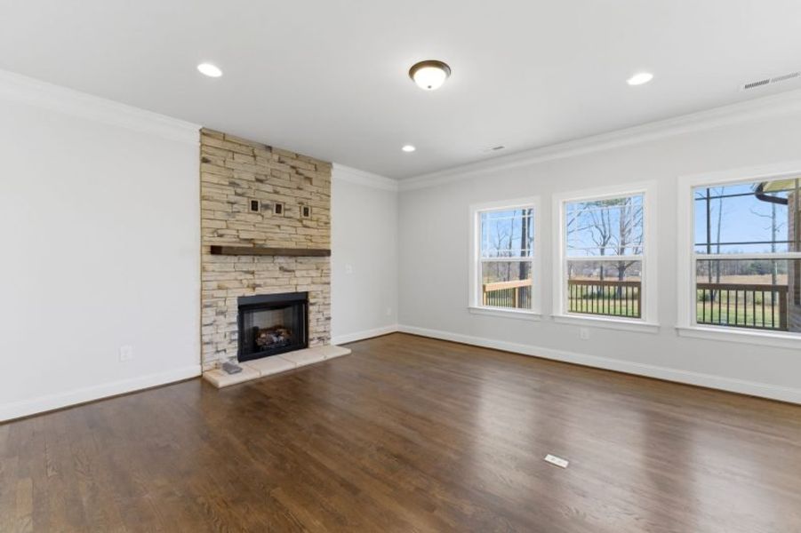 Spacious, unfurnished interior of a new home in Blacksmith, Stokesdale (Image 56).