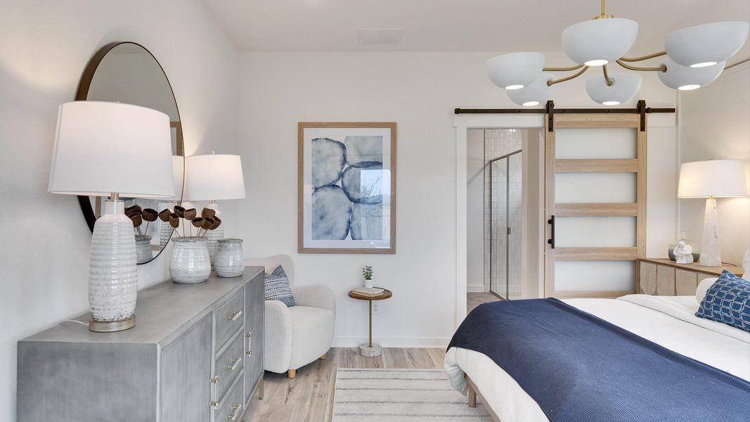 Representative furnished interior of a home built from the Meyerson by DRB Homes in Spring Creek, Taylor (Image 22).