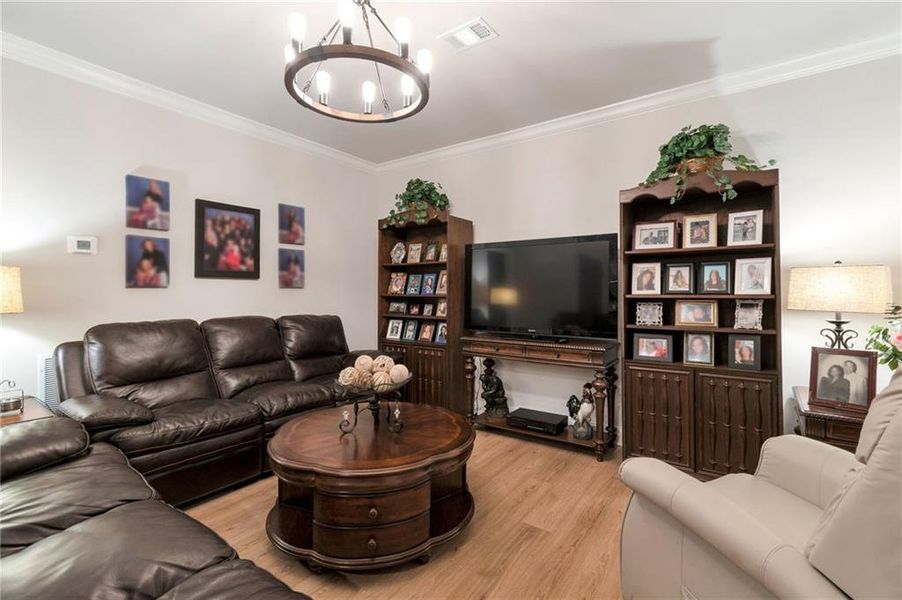Furnished interior view inside a new home in , Dacula (Image 27).