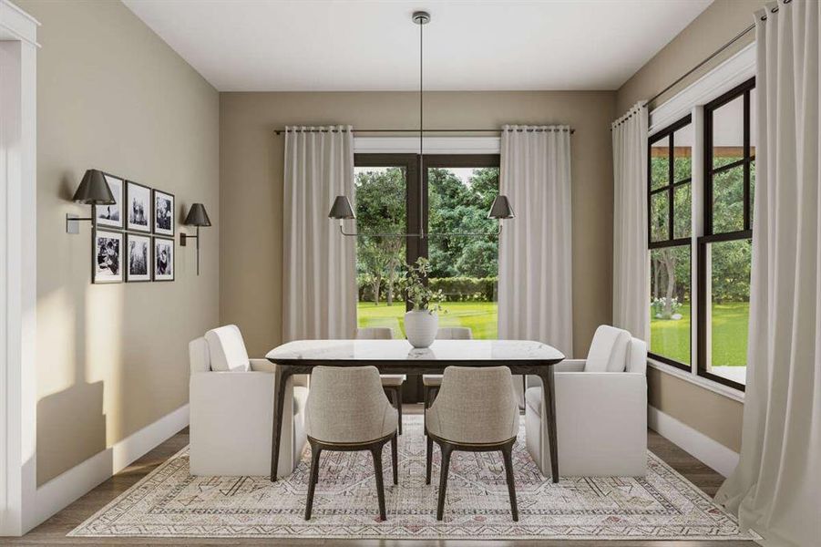 Furnished interior view inside a new home in , Weatherford (Image 10).