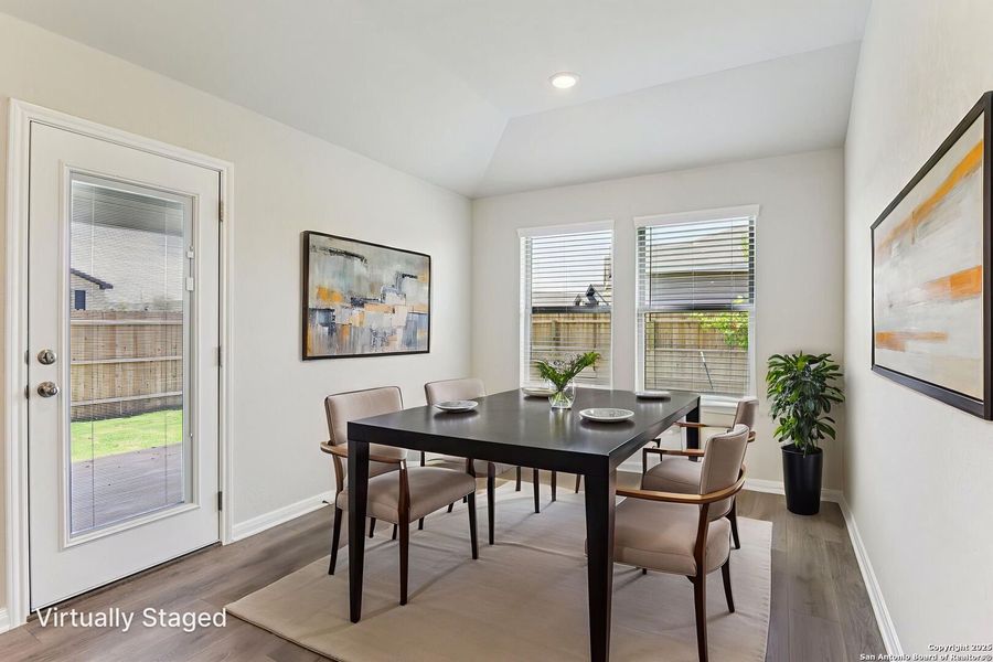 Furnished interior view inside a new home in Remington Ranch, San Antonio (Image 6).