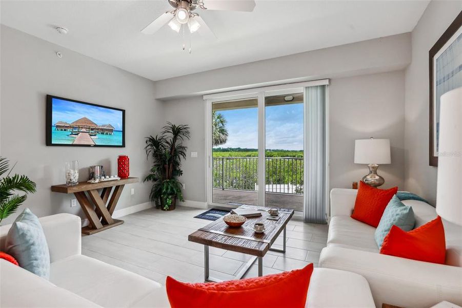 Furnished interior view inside a new home in , New Smyrna Beach (Image 29).