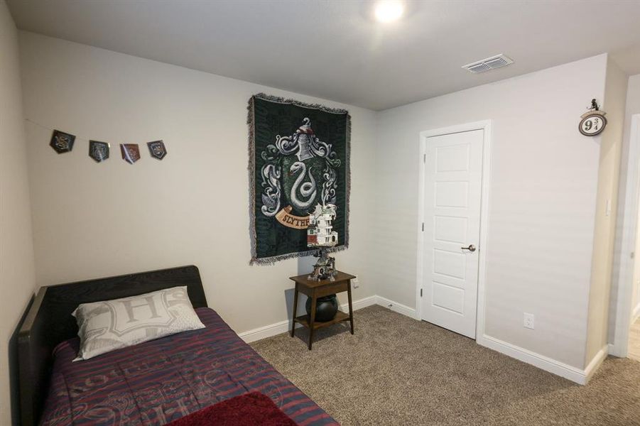 Carpeted Bedroom #4 with Walk-in Closet