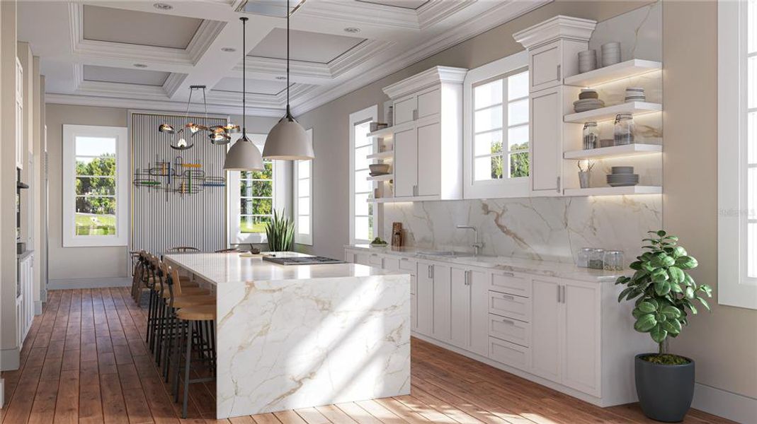 Furnished interior view inside a new home in , Lakeland (Image 6).