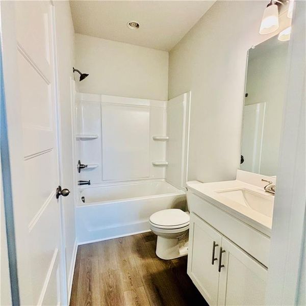 Furnished interior view inside a new home in Rosewood Lake Estates, Hoschton (Image 9).