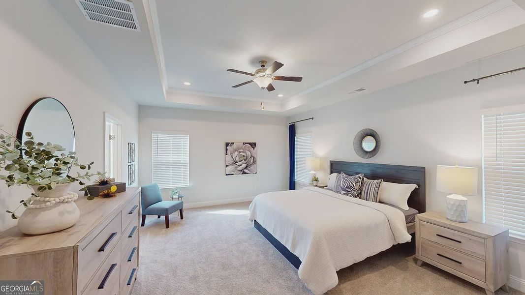 Furnished interior view inside a new home in The Abberley., Macon (Image 15).