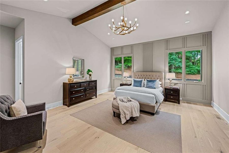 Furnished interior view inside a new home in , Atlanta (Image 37). Furnished interior view inside a new home in , Atlanta (Image 37).