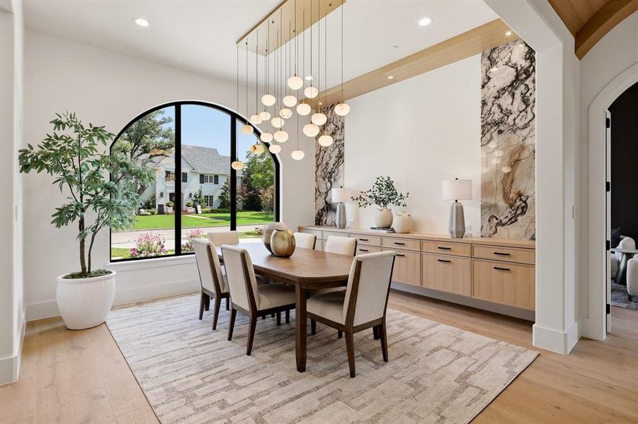 Furnished interior view inside a new home in , Dallas (Image 10).
