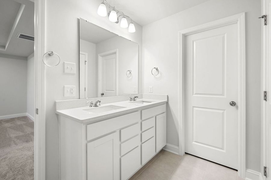 Furnished interior view inside a new home in Waterways, Richmond Hill (Image 10).