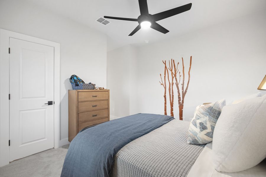 Furnished interior view inside a new home in Provence 50', Austin (Image 52).