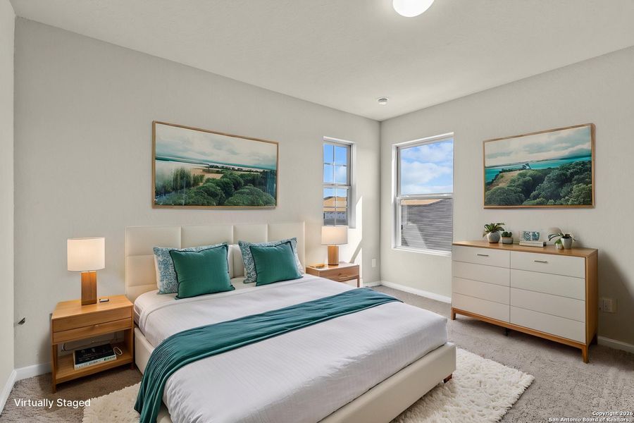 Furnished interior view inside a new home in Cinco Lakes, San Antonio (Image 4).