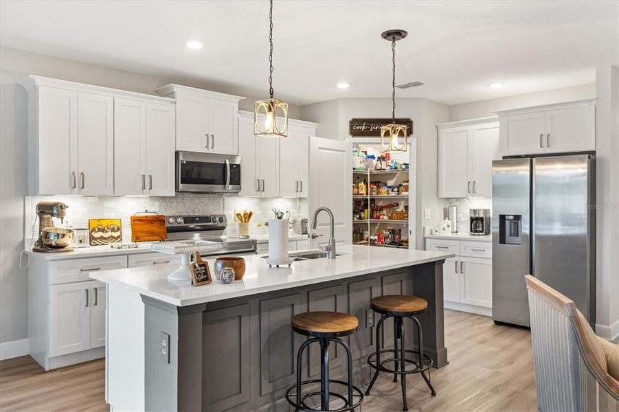 Furnished interior view inside a new home in , Summerfield (Image 9). Furnished interior view inside a new home in , Summerfield (Image 9).