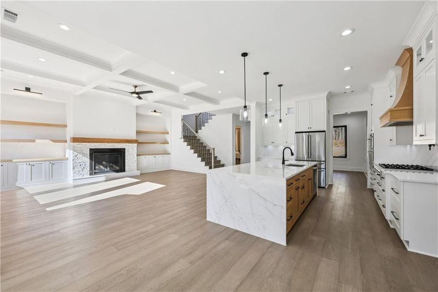 Furnished interior view inside a new home in , Auburn (Image 10).