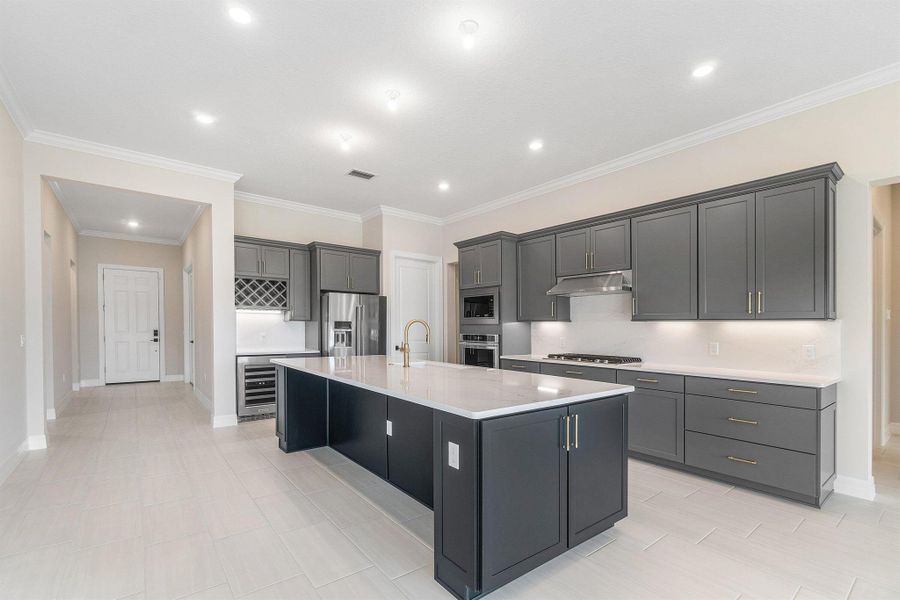 Furnished interior view inside a new home in , Palm Beach Gardens (Image 4).