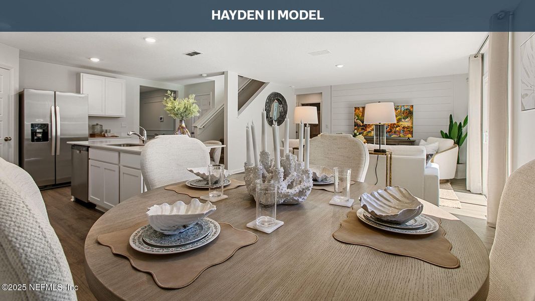 Furnished interior view inside a new home in Copes Landing, Jacksonville (Image 8).