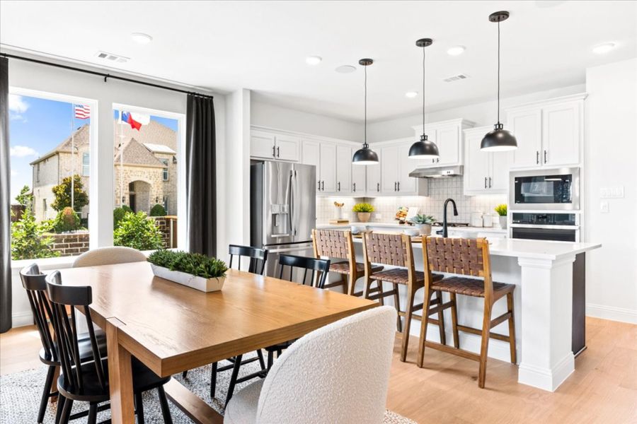 Furnished interior view inside a new home in La Terra at Uptown Celina, Celina (Image 7).