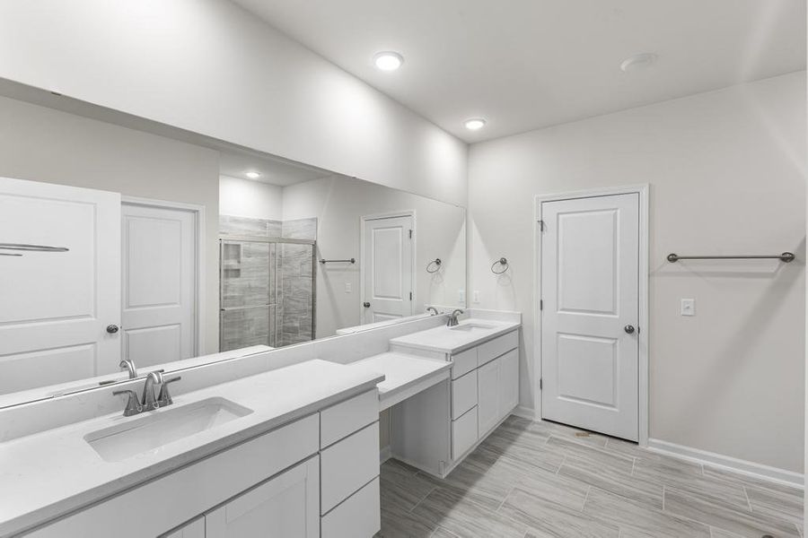 Furnished interior view inside a new home in The Grove, Florence (Image 9).