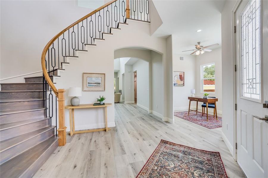 Stunning front entry to your beautiful new home.