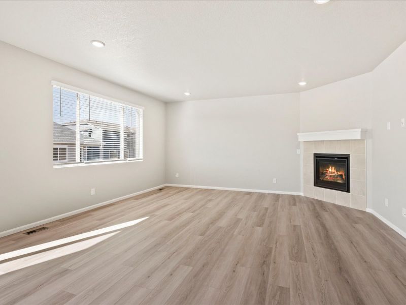 The Waterton floorplan interior image taken at a Meritage Homes community in Commerce City, CO.