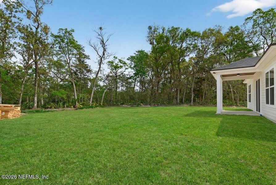 Exterior details and patio area of a home in , Yulee (Image 44). Exterior details and patio area of a home in , Yulee (Image 44).