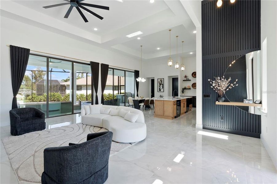 Furnished interior view inside a new home in , Cape Coral (Image 6).