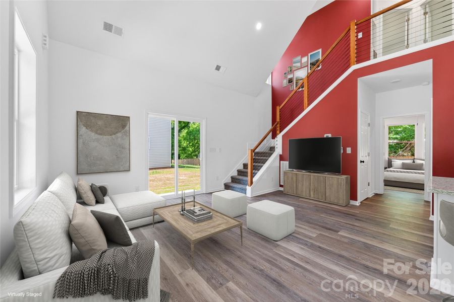 Furnished interior view inside a new home in , Cherryville (Image 16). Furnished interior view inside a new home in , Cherryville (Image 16).
