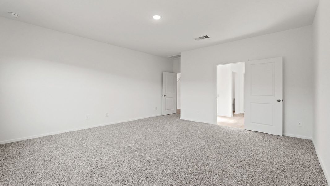 Representative unfurnished interior of a home built from the Midland by D.R. Horton in New Waverly Station, New Waverly (Image 19).