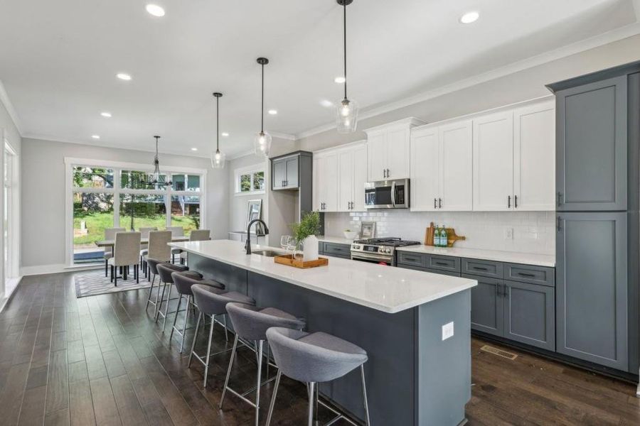 Furnished interior view inside a new home in , Atlanta (Image 25). Furnished interior view inside a new home in , Atlanta (Image 25).