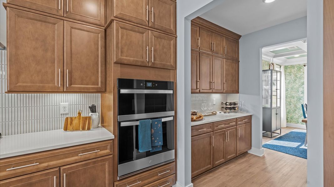 Representative furnished interior of a home built from the Stonehaven by DRB Homes in Pinebrook, Woodruff (Image 25).