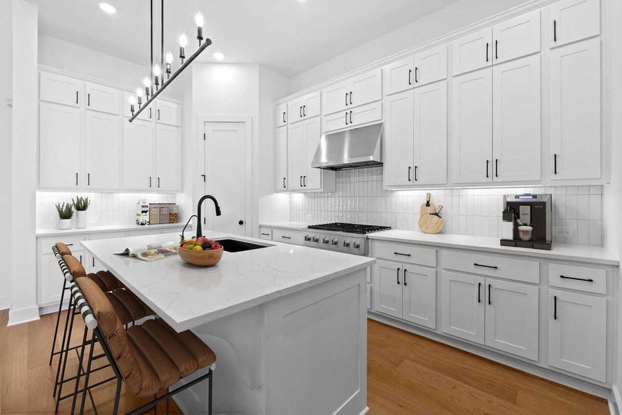 Furnished interior view inside a new home in Wolf Ranch: 51ft. lots, Georgetown (Image 5).