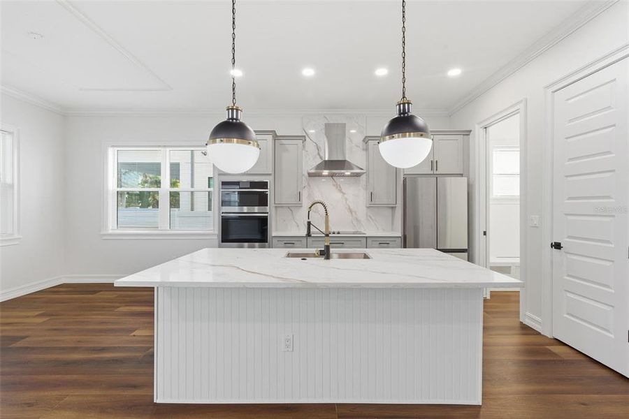 Furnished interior view inside a new home in , St. Petersburg (Image 11).